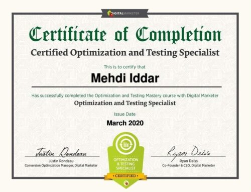 Optimization & Testing Specialist®